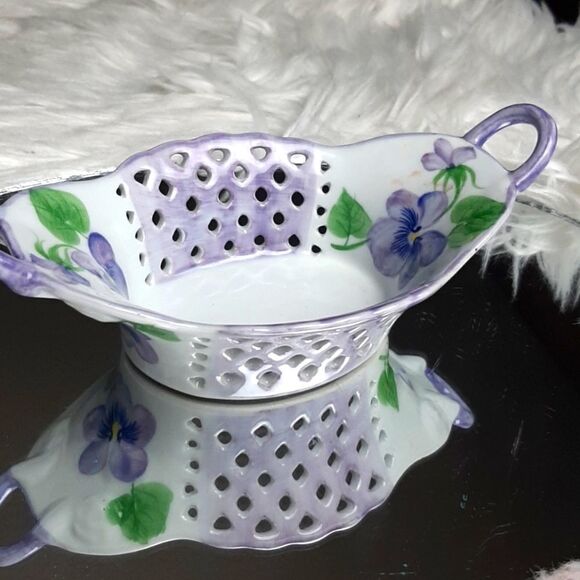 ADREA SADEK Purple Painted PainseyTray 7.5 L 4W - Picture 5 of 8